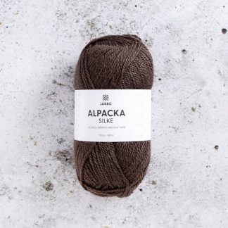 Alpacka Silke 50 gr. - Brown Pinecone